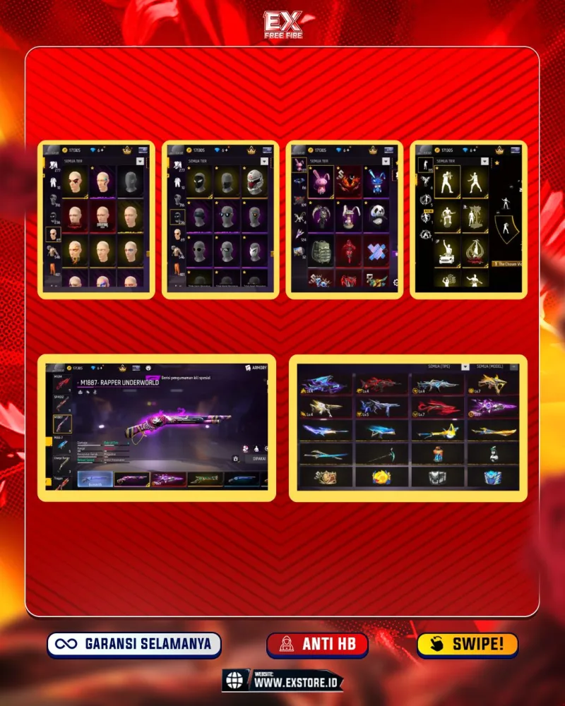 SG RIPER + MAX 3 + BUNDLE GENJI + VAULT 546