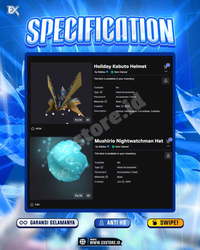 KORBLOX DEATHSPEAKER + LIMITED ACCESSSORIES + BLOXFRUITS