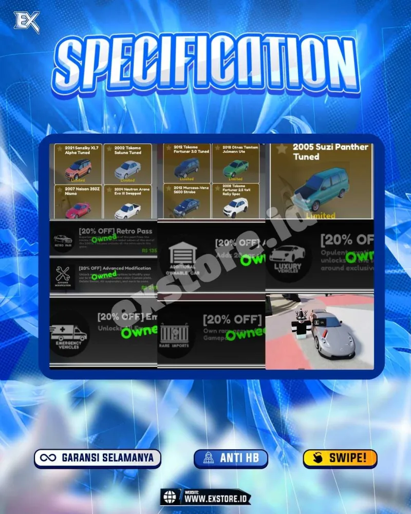 GODHUMAN + CDK + V4 GHOUL RABBIT CYBORG SHARK + CDID 9 LIMITED GAMEPASS 6