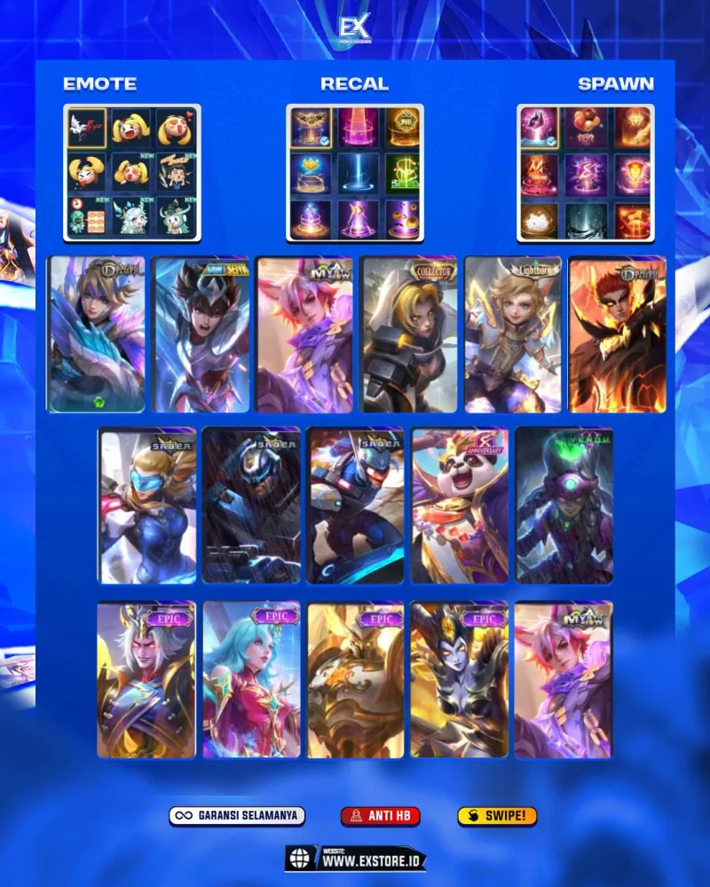 KIMY DRACON TIMER + BADANG SAIN SEIYA + NATALIA COLLECTOR + HARLEY VENOM + FREYA SABER