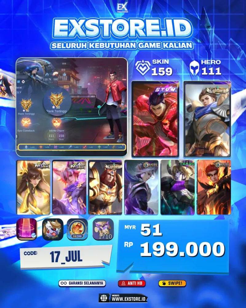 CHOU STUN + ALUCARD LIGHTBORN + LING DRAGON TIMER + DYRROT VENOM + VALIR DRAGON TIMER