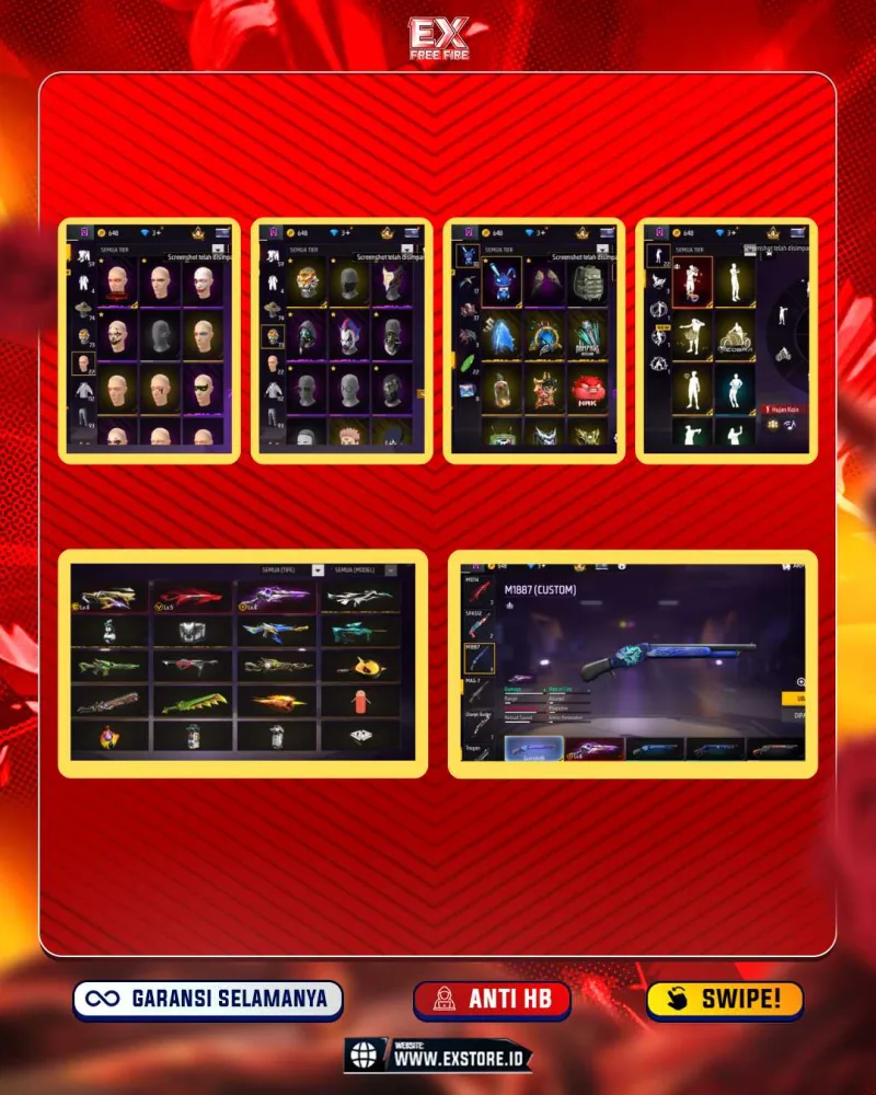DG EVO + TOPI JERAMI + BUNDLE SASUKE + EVO 3 + VAULT 112
