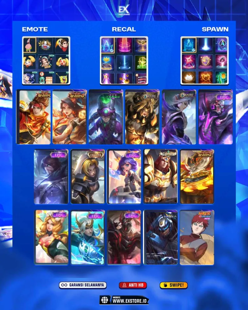 CLAUDE BLAZING + VALE GAARA + HARLEY VENOM + ROGER EPIC + NANA EPIC + FRANCO BLAZING