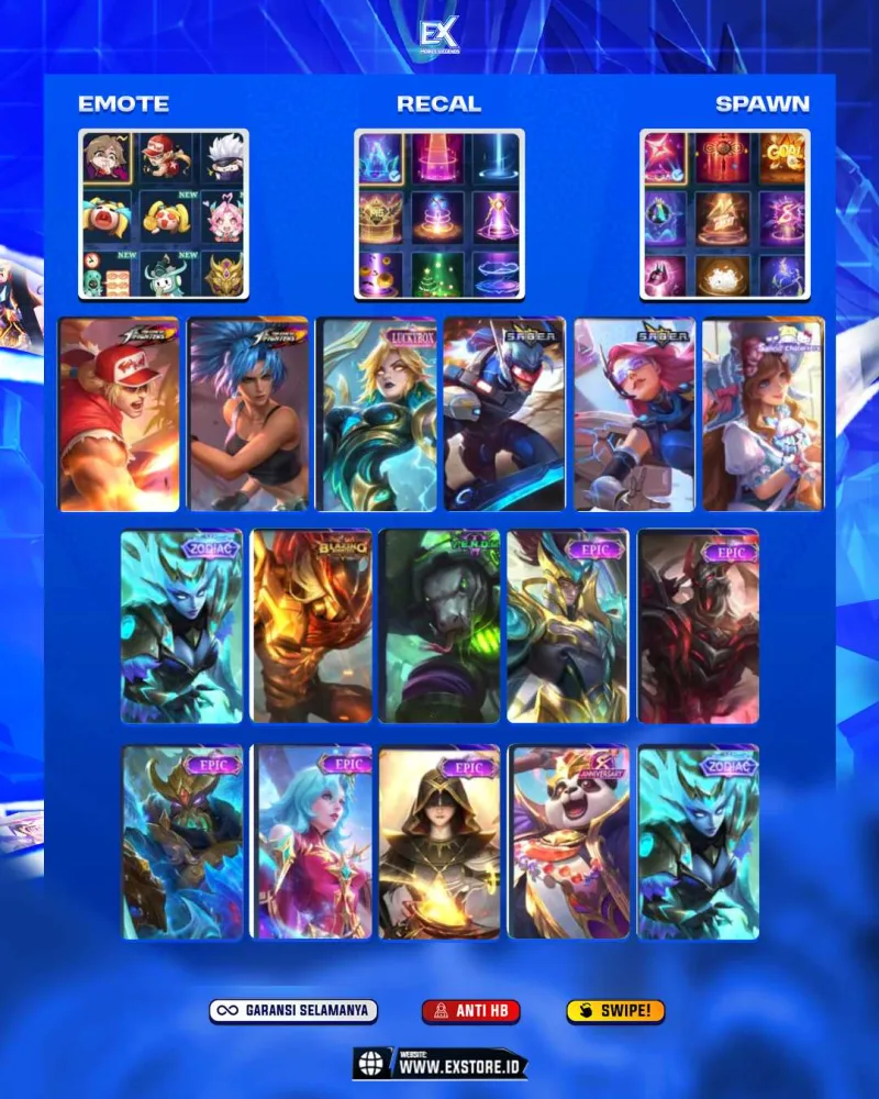 PAQUITO KOF + EUDORA LUCKYBOX + SELENA ZODIAC + FLORIN SANRIO + SABER SABER + KARINA KOF