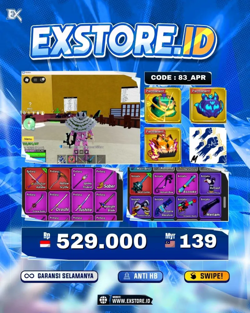 PERMANENT DRAGON + KITSUNE + LIGHTNING + TIGER + YETI