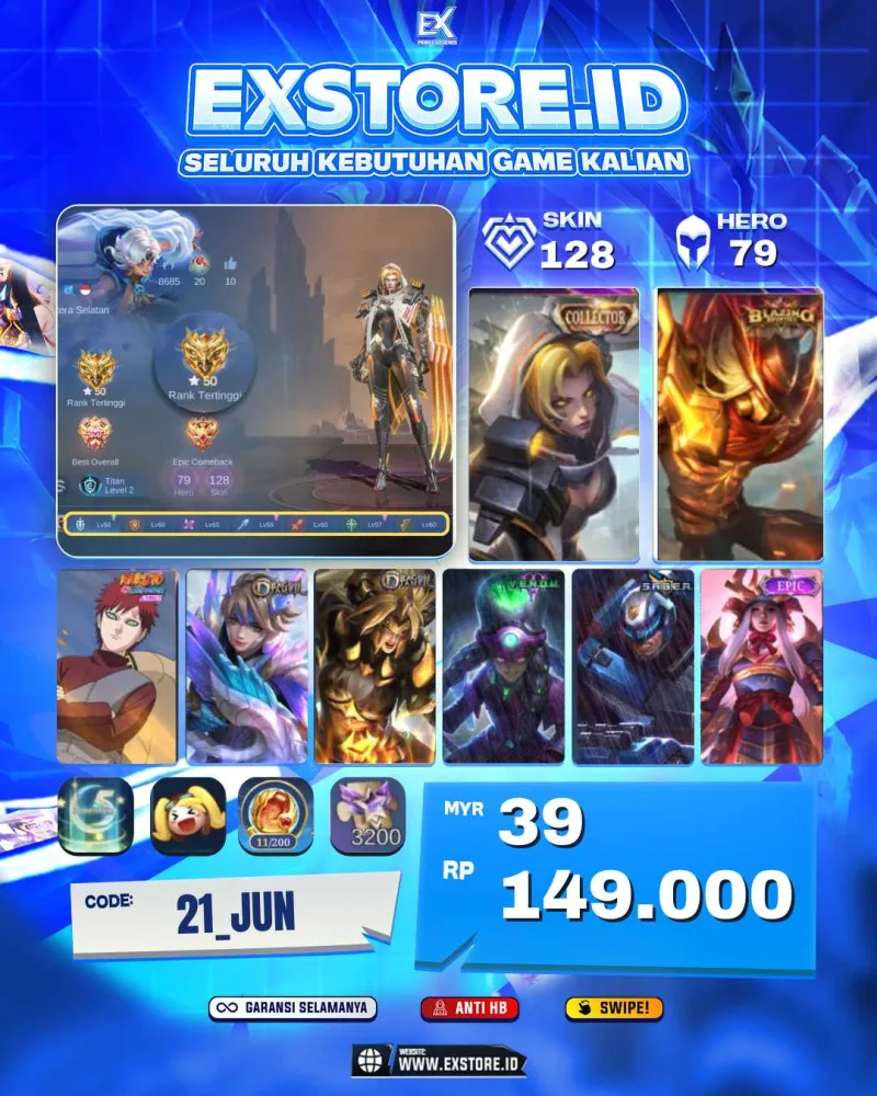 NATALIA COLLECTOR + ALDOUS BLAZING +VALE GAARA + HARLEY VENOM