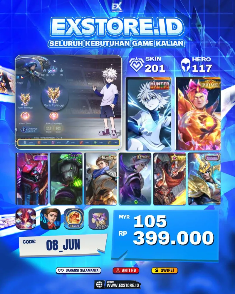 HARIT KILUA + CLAUDE PRIME + GROCK EPIC +  ALUCARD LAIGHTBORND