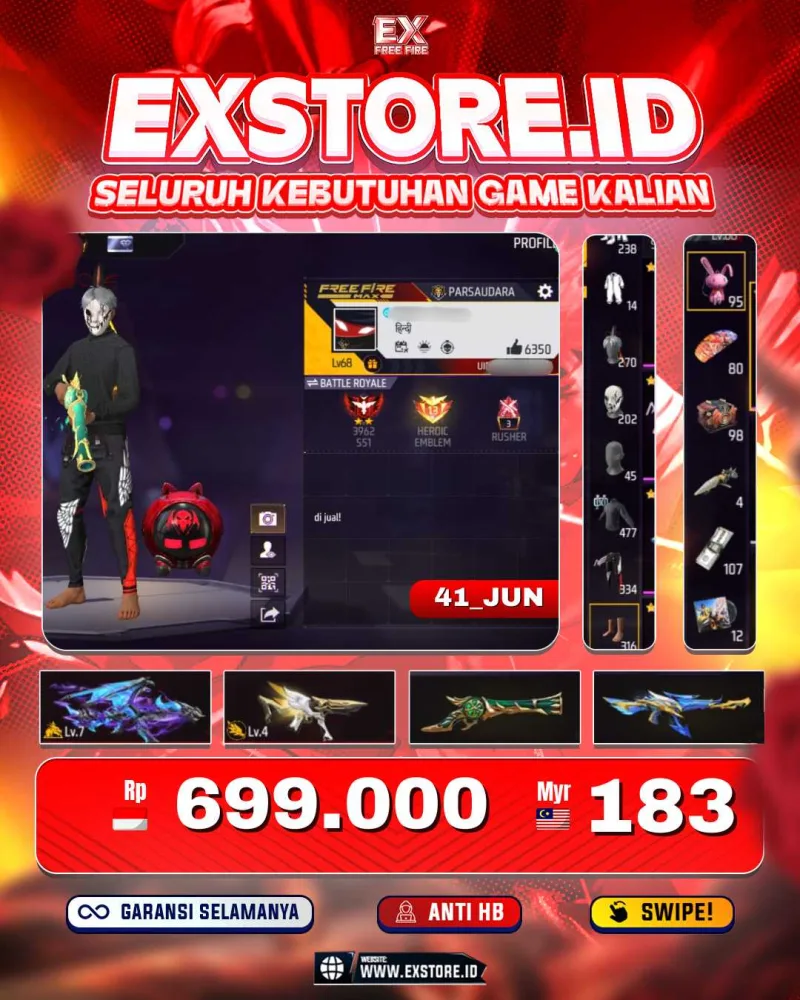 SG TEROMPET + MAX 1 + VAULT 477 + BAJU ITAM POLOS  + ANGEL MERAH +  TAS KELINCI