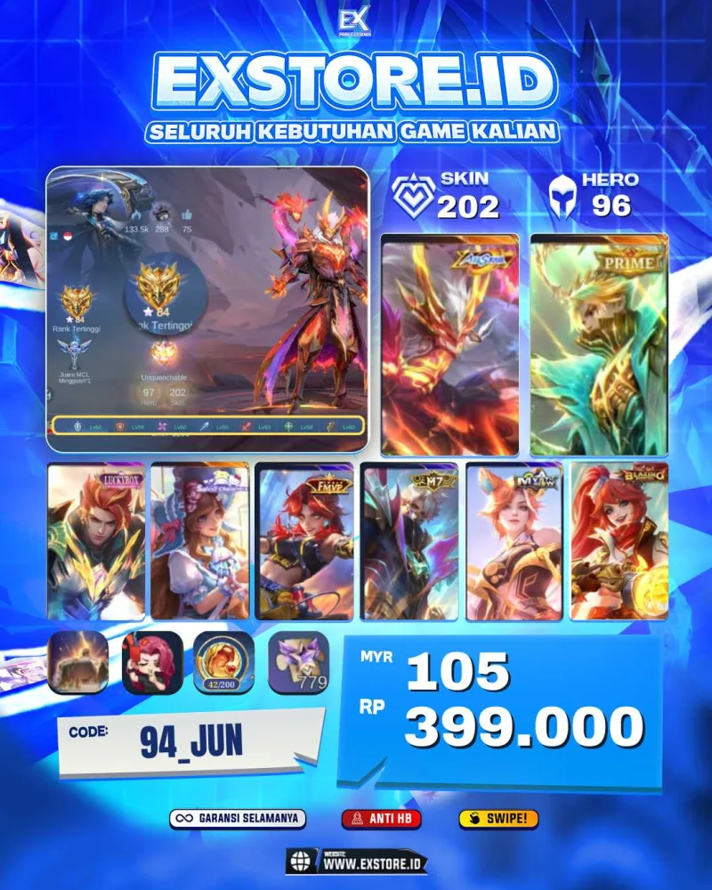MOSKOV ALSTAR + GRANGER PRIME + CLAUDE LUCKYBOX + BETRIX MVP + LAYLA BLAZING