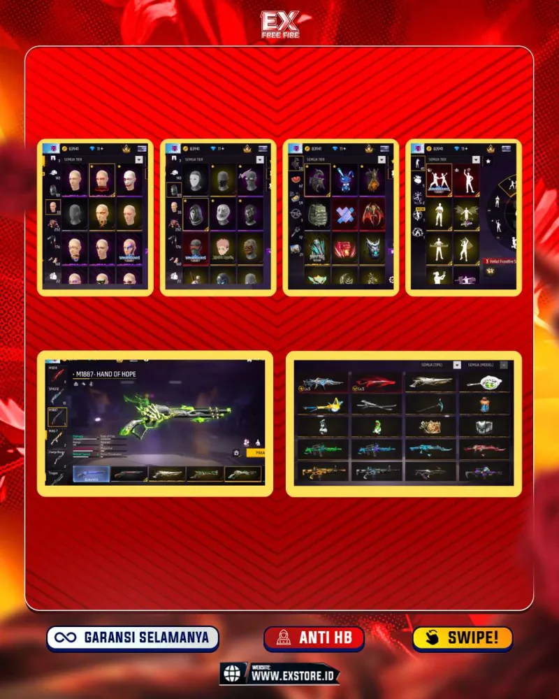 SG LUMUT + SG GURUN + VAULT 252 + ANGEL MERAH  + SG TEROMPET