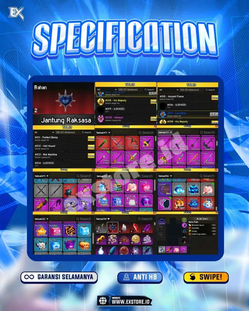 PERMANENT DRAGON KITSUNE YETI GAS SHADOW DOUGH TREX GRAVITY LIGHTNING PORTAL BUDDHA MAGMA LIGHT EAGLE ICE BLADE SPIN ROCKET + LEVIATHAN HEART 2 DAN INSTINCT V2