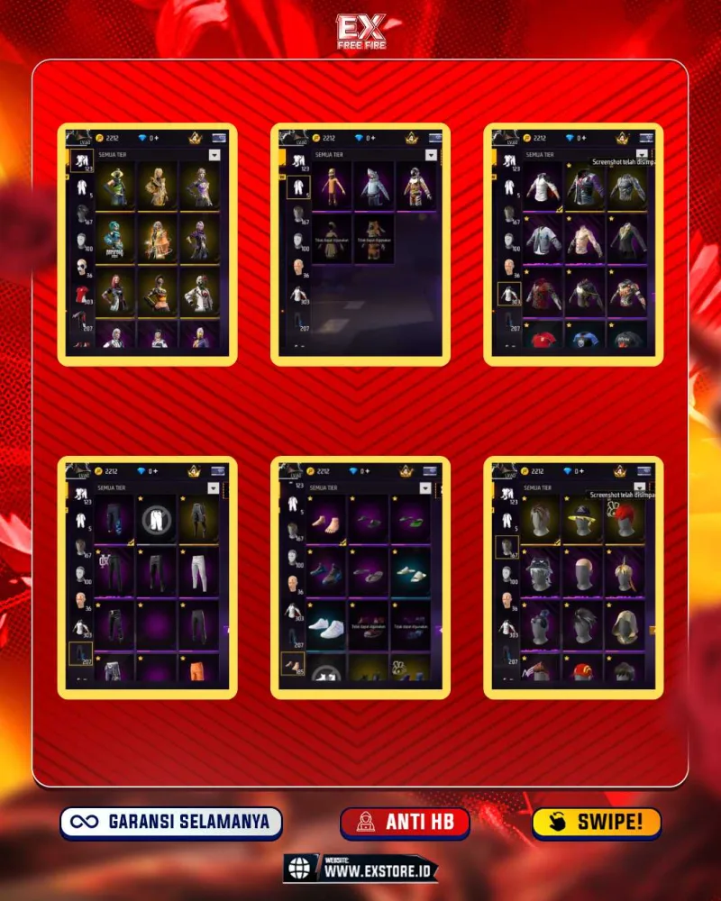 ANGEL MERAH  + AK MAX  + SG GURUN + SG EVO + VAULT 303 + SG WINTER