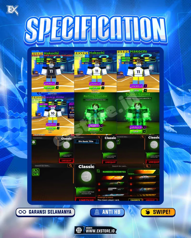 STYLE TIME SKIP HINTO + SUPER SPRINT ROLLING THUNDER
