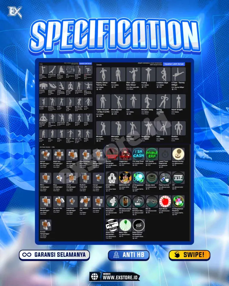 KORBLOX DEATHSPEAKER + LIMITED ACCESSSORIES + BLOXFRUITS
