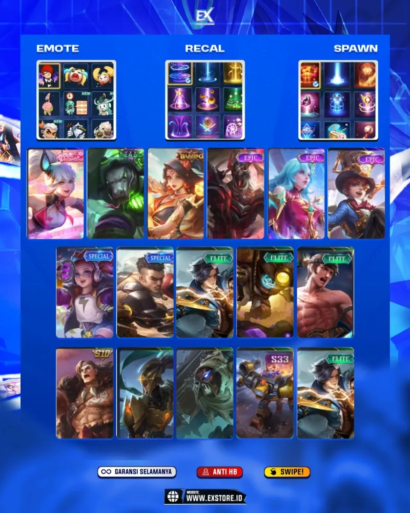 FANNY VALENTINE + GROCK VENOM + MOSKOV EPIC + HARLEY EPIC + CARMILA EPIC