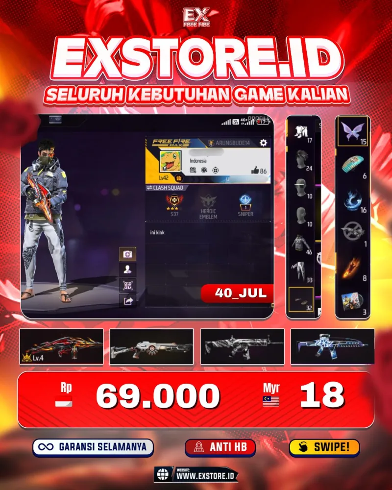 VAULT 46 + ANGEL PUTIH + EVO 1