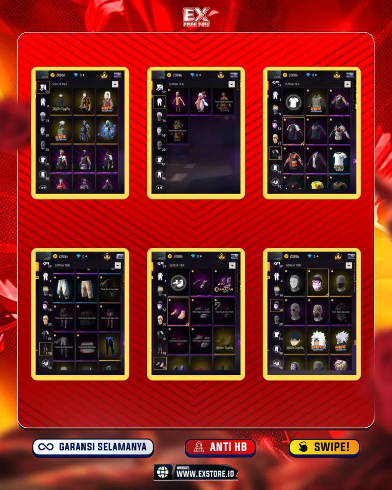 SG MATA ELANG  + VAULT 131 + BLUE BLOK + BUNDLE JJK + JENGOT BNL KW