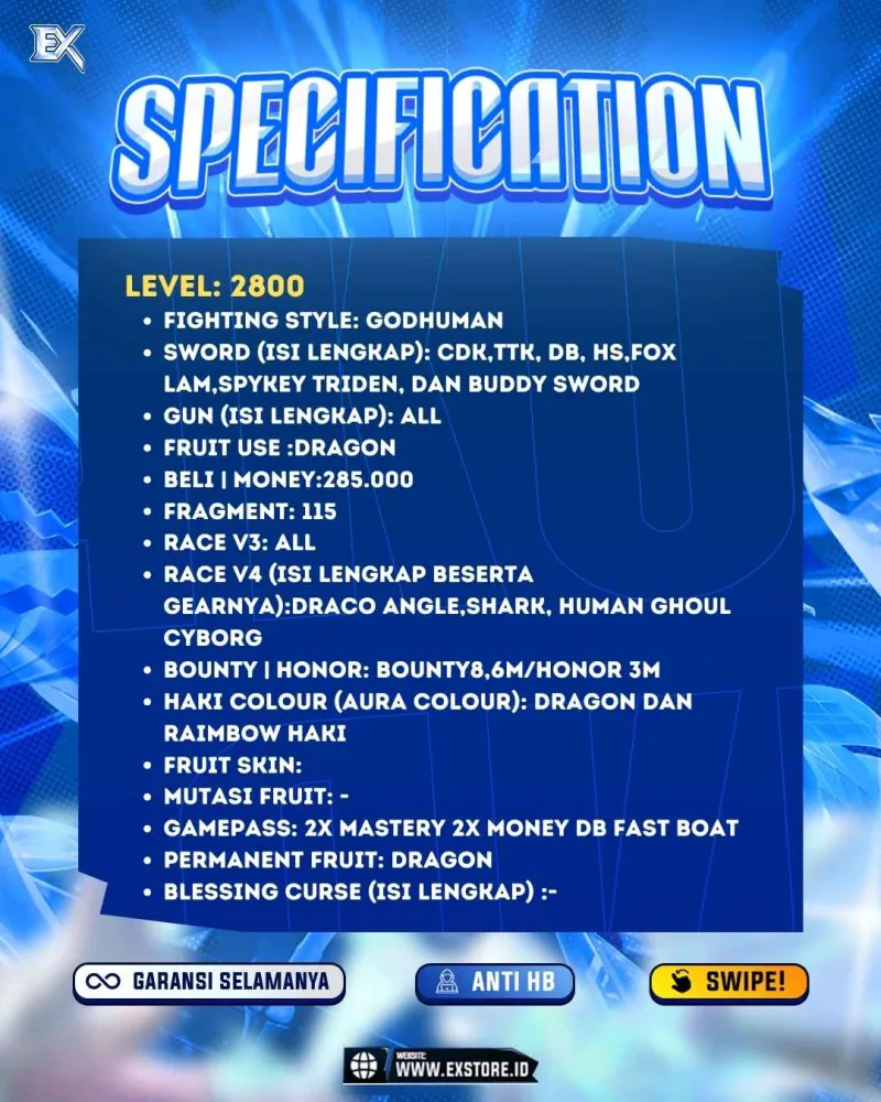 GODHUMAN + PERMANENT DRAGON ICE + V4 DRACO CYBORG SHARK + LEVIATAN HEART 4