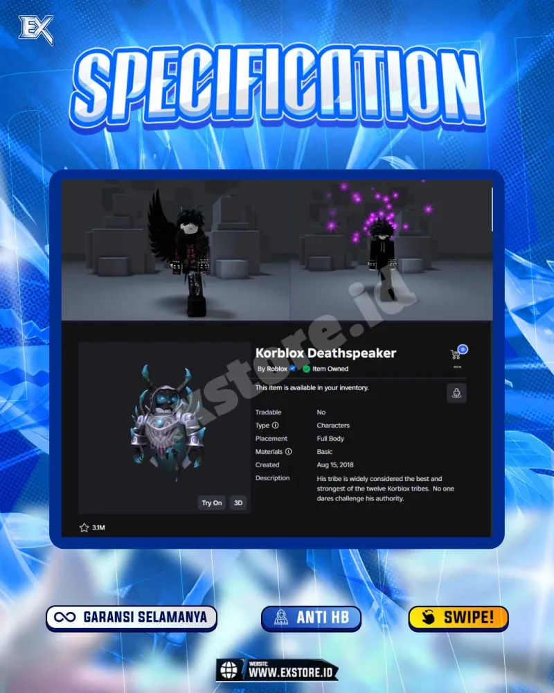 KORBLOX DEATHSPEAKER