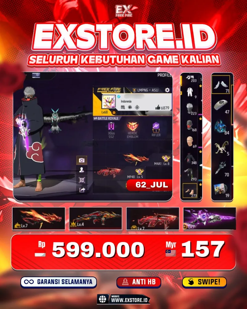 MAX 3 + EVO 8 + SG TEROMPET + SG GURUN + SG EVO + BUNDLE ITACHI + VAULT 348