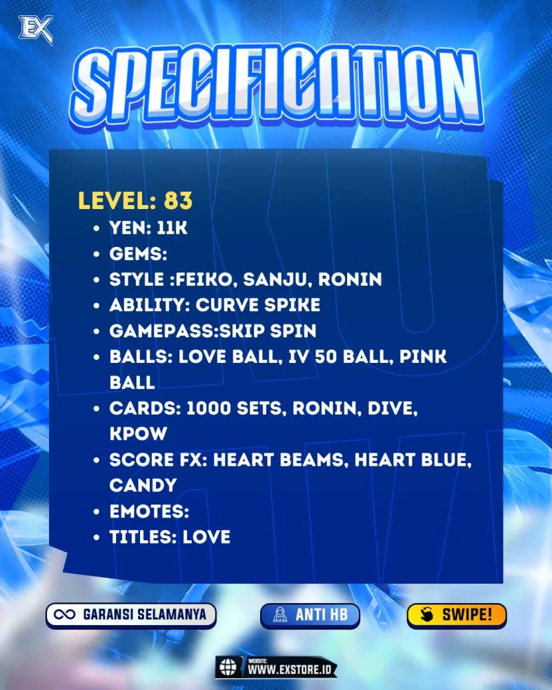 STYLE SANJU FEIKO RONIN + CURVE SPIKE + GAMEPASS SKIP SPIN