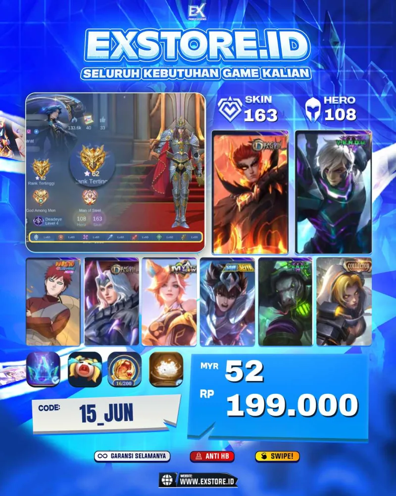VALIR DRAGON TIMER + GUSION VENOM + VALE GAARA + BADANG SAIN SEIYA + GROVK VENOM