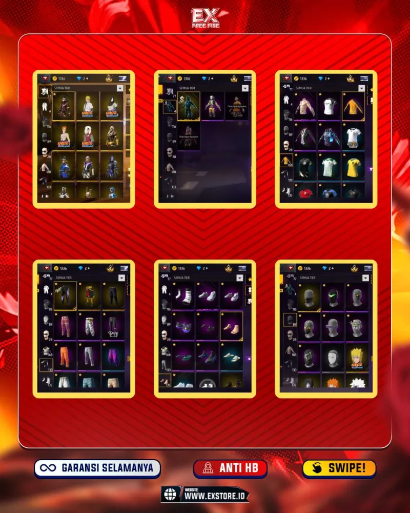BUNDEL BANDIT + VAULT 168 + V JOKER + SG MAMBA