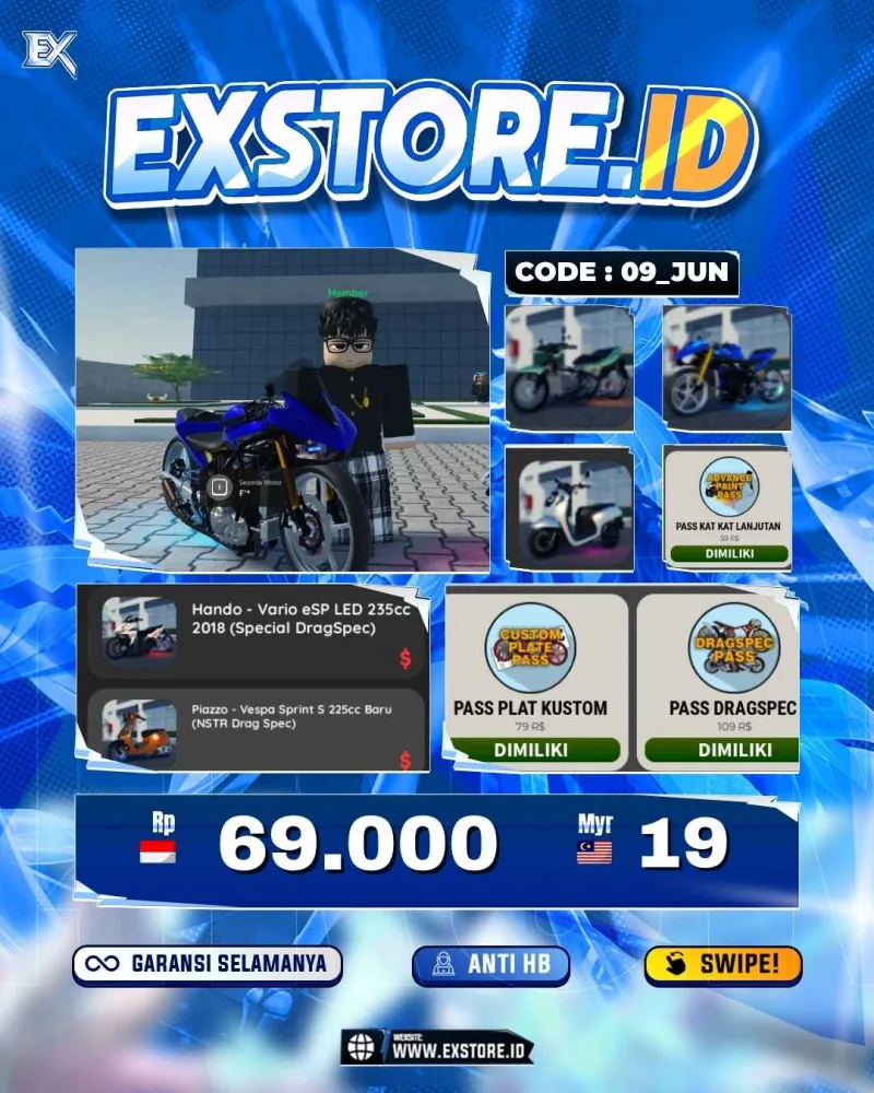 MONEY 24M + MOTOR LIMITED 4 + GAME PASS 3