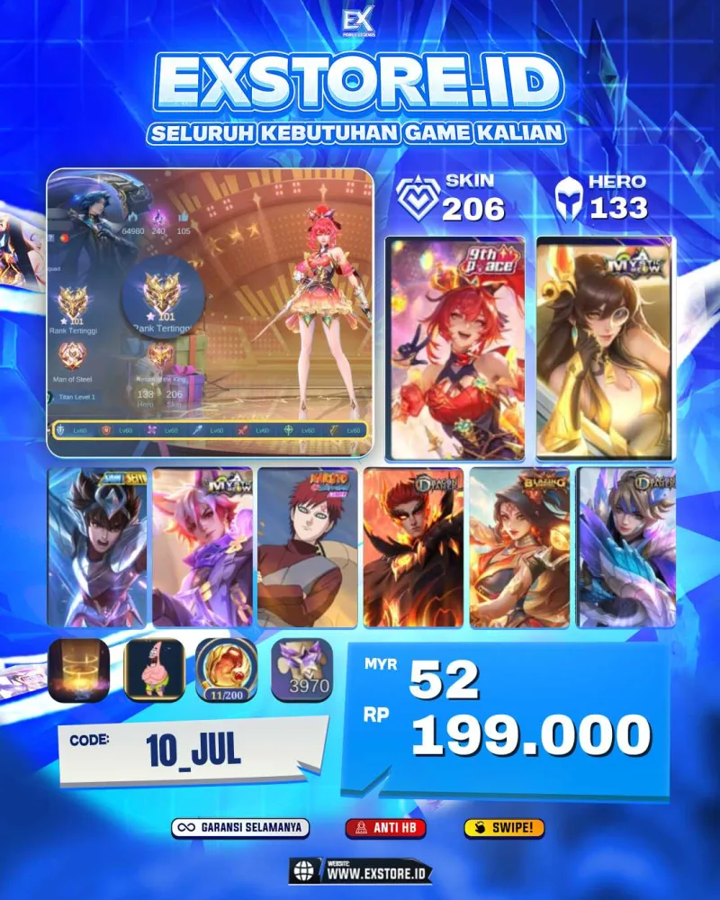 FANNY PACE + BADANG SAIN SEIYA + VALE GAARA + VALIR DRAGON TIMER + KIMMY DRAGON TIMER