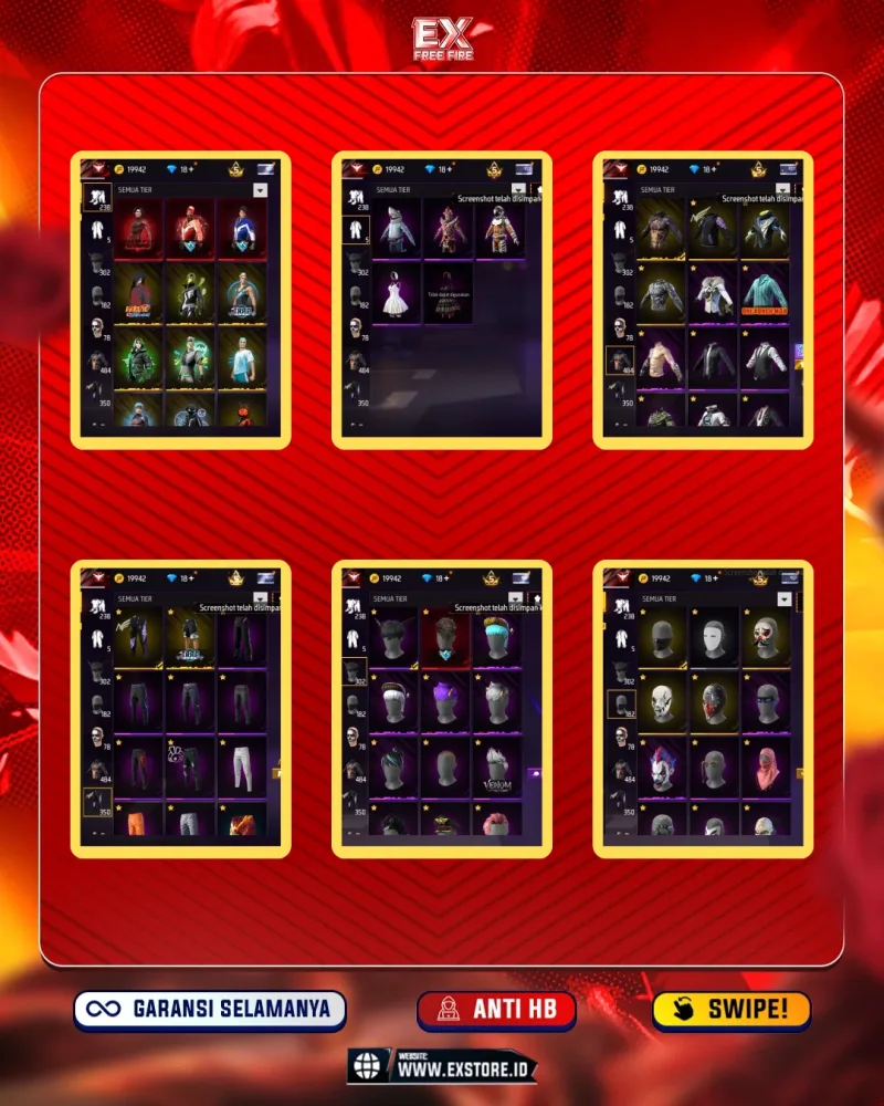 SG EVO LV5 + AK DRACO LV4 + VAULT 484 + BUNDLE LEGENDDERY 3