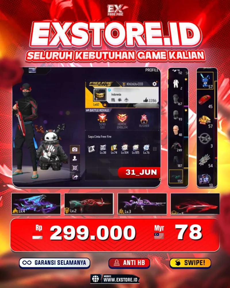 VAULT 249 + EVO 4 + BUNDLE LEGENDDERY  ON