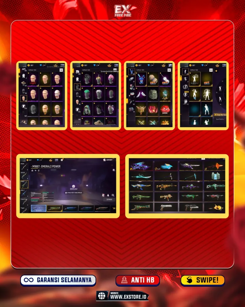 TOPI JERAMI + BUNDLE OBITO + SG TEROMPET + SEPATU JORDAN  + VAULT 218 + EVO 2 MAX1