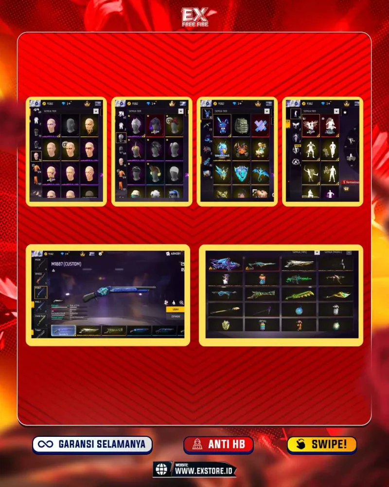 VAULT 124 + EVO 2 MAX 1 + SG GURUN + SG TEROMPET + BUNDLE PARADOX
