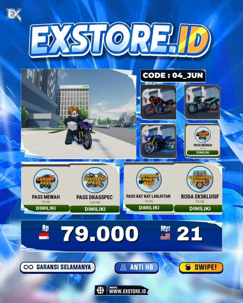MONEY 49JT + MOTOR LIMITED 3+ GAME PASS 3