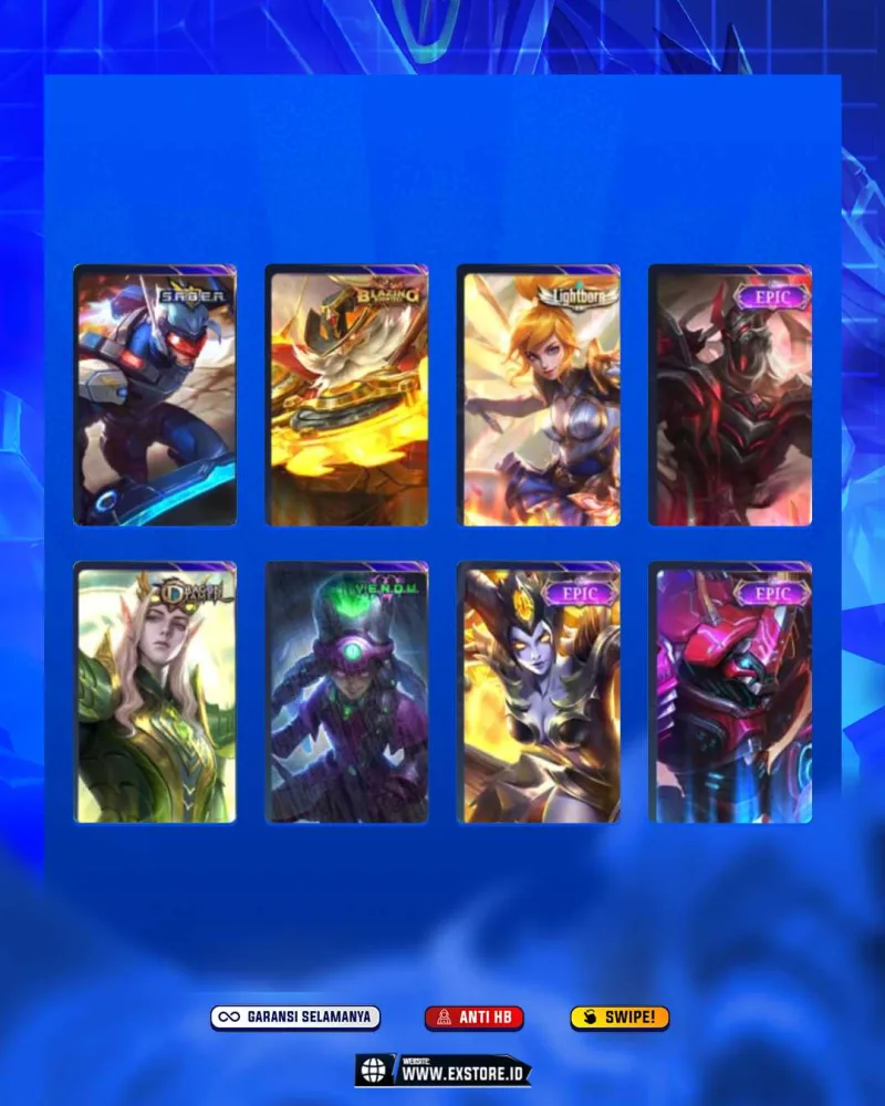 GOJO XAVIER + SUYOU SASUKE + YSS COLLECTOR +KARINA KOF + KAGURA STAR  + LESLAY STAR + FLORIN SANRIO