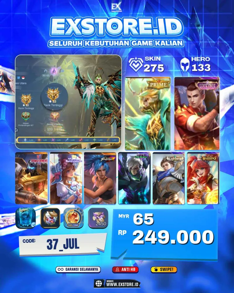 GRANGER PRIME + CHOU LUCKYBOX + KARINA KOF + GUSION VENOM + LAYLA BLAZING