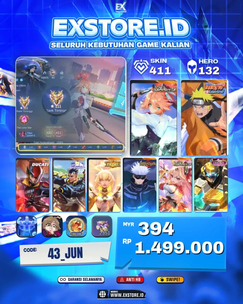FANNY ASPIRANTS + LUKAS NARUTO + IRITHEL DUCATI + CLAUDE SANRIO + BETRIX PRIME + XAVIER GOJO + GUINEVER ASPIRANTS + RUBY LUCKYBOX