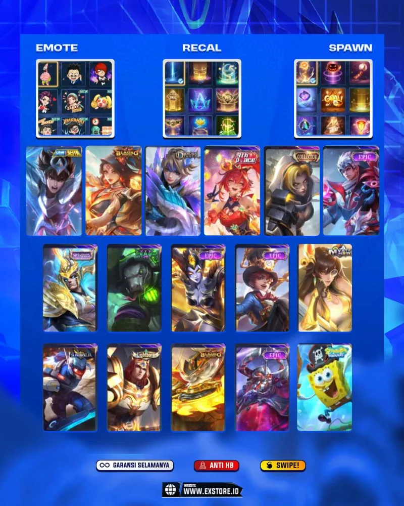 FANNY PACE + BADANG SAIN SEIYA + VALE GAARA + VALIR DRAGON TIMER + KIMMY DRAGON TIMER