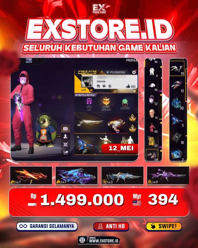 EVO MAX 6 + VAULT 80 + JORDAN ON +  TAS SAYAP ON + SG 2 RASA