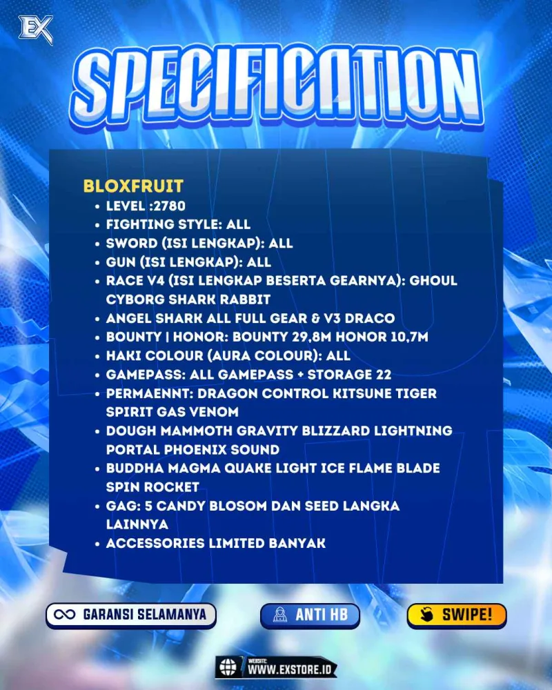 KORBLOX DEATHSPEAKER + LIMITED ACCESSSORIES + BLOXFRUITS