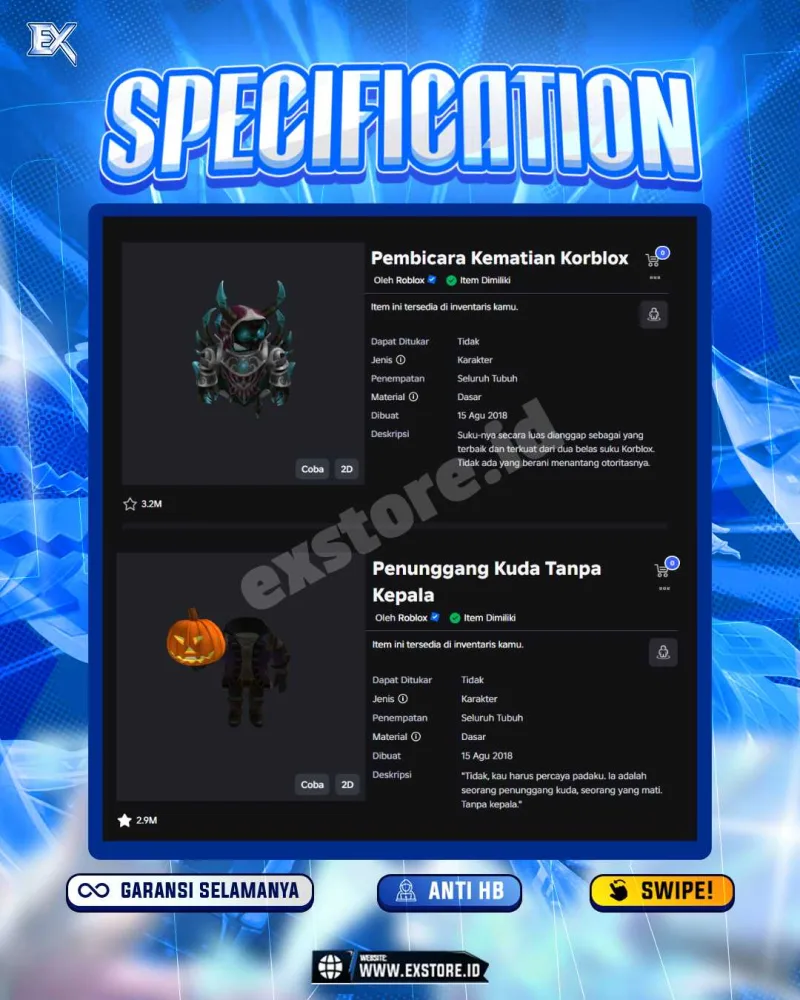 HEADLESS HORSEMAN & KORBLOX DEATHSPEAKER