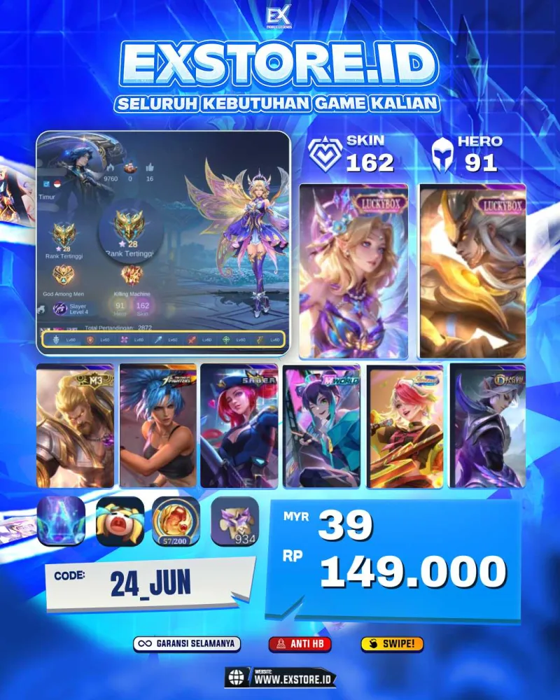 LUNOX LUCKYBOX  + MARTIS LUCKYBOX + ROGER M3 + KARINA KOF + WANWAN Mword