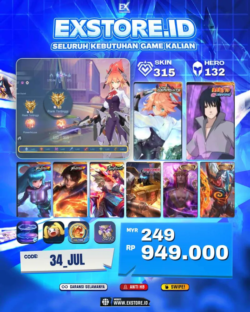 FANNY ASPIRANTS + SUYOU SASUKE + AURORA KOF +VALIR KOF + LING NEOBEATS +  VALIR COLLECTOR + KUFRA COLLECTOR