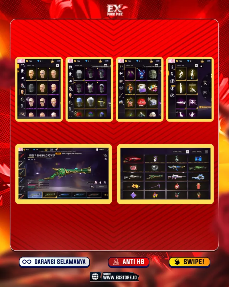 SG TEROMPET + EVO 1  + KEPALA BUDI + VAULT 123
