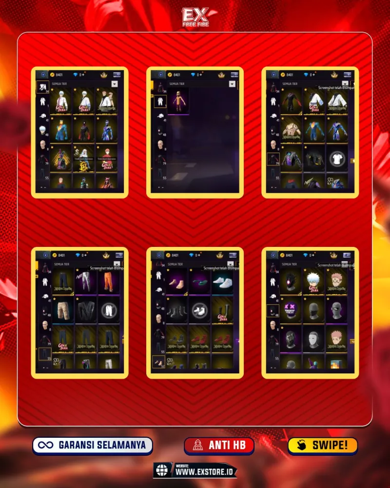 SG TEROMPET + BUNDLE LABA LABA + EVO 1 + BUNDLE GINTAMA + BUNDLE VOID