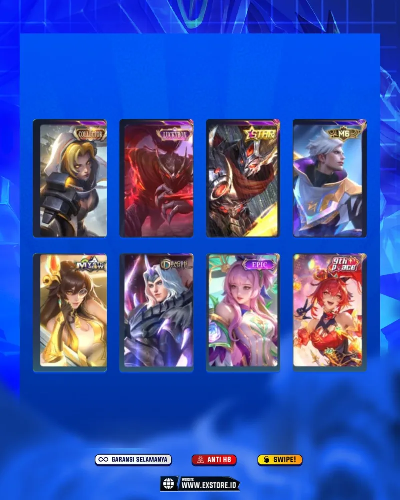 GUSION KOF + CLAUDE PRIME + HAYABUSA LUCKYBOX + FANNY LUCKYBOX