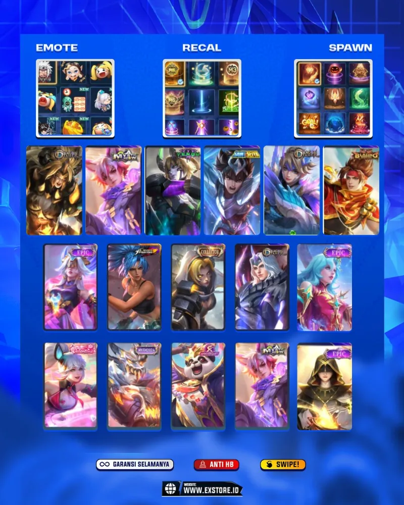CLAUDE BLAZING + BADANG SAIN SEIYA + DYRROT VENOM + PARSHA EPIC