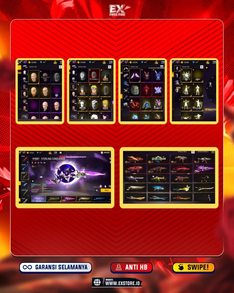 MAX 3 + EVO 8 + SG TEROMPET + SG GURUN + SG EVO + BUNDLE ITACHI + VAULT 348