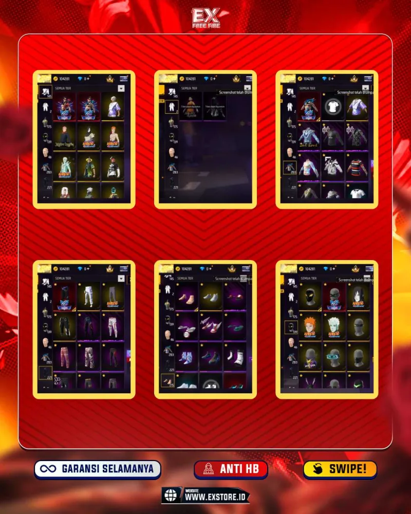 AK DRACO LV6 + TANGAN TINJU LV5 + VAULT 283 + SG GURUN