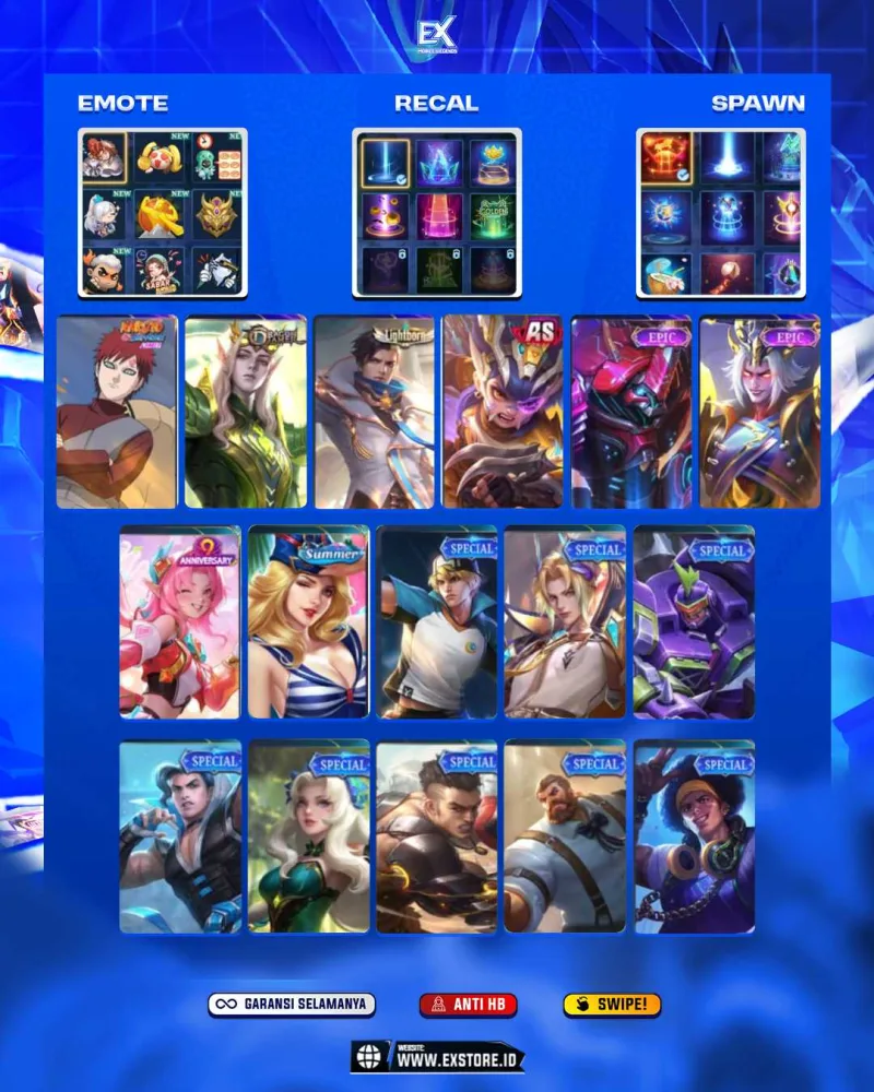 VALE GAARA + POPOL KUPA AS + GROCK EPIC + KUFRA EPIC + ESTES SPECIAL
